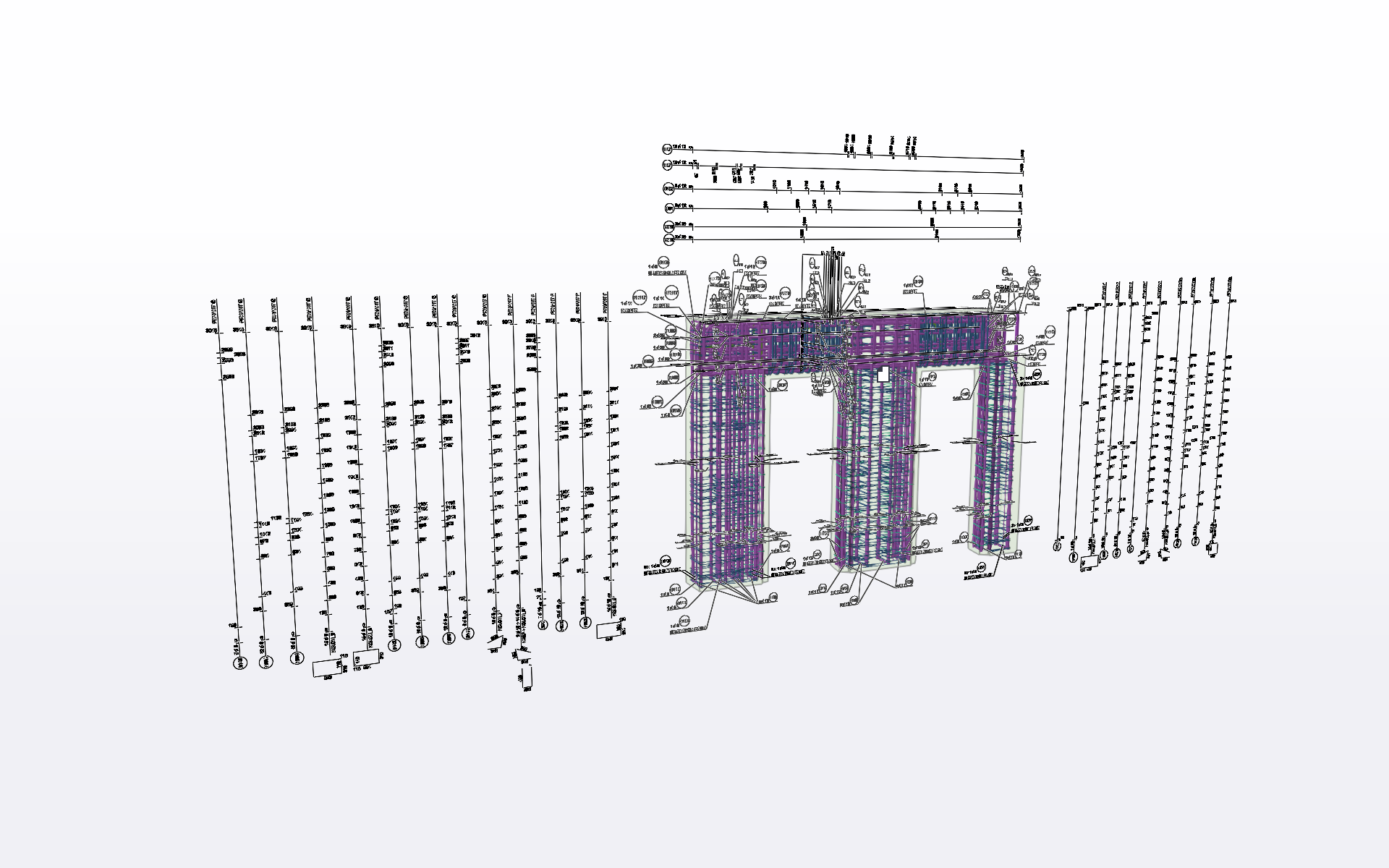 Rebar Elements Dimensions in Trimble Connect